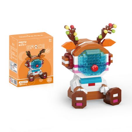 MOYU BLOCK MY95048 95048 non  PHI HÀNH GIA NAI SỪNG TẤM bộ đồ chơi xếp lắp ráp ghép mô hình 373 khối