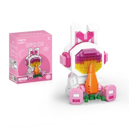 MOYU BLOCK MY95044 95044 non  PHI HÀNH GIA THỎ MẶT TRĂNG bộ đồ chơi xếp lắp ráp ghép mô hình 276 khối