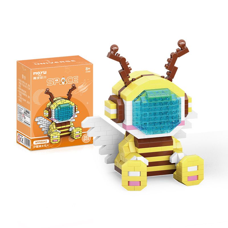 MOYU BLOCK MY95042 95042 non  CON ONG NHỎ bộ đồ chơi xếp lắp ráp ghép mô hình 383 khối