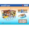 ZHEGAO DZ6026 6026 non  CỬA HÀNG MÓN TRÁNG MIỆNG bộ đồ chơi xếp lắp ráp ghép mô hình Girl DESSERT SHOP Con Gái 638 khối