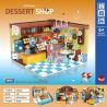 ZHEGAO DZ6026 6026 non  CỬA HÀNG MÓN TRÁNG MIỆNG bộ đồ chơi xếp lắp ráp ghép mô hình Girl DESSERT SHOP Con Gái 638 khối