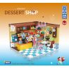 ZHEGAO DZ6026 6026 non  CỬA HÀNG MÓN TRÁNG MIỆNG bộ đồ chơi xếp lắp ráp ghép mô hình Girl DESSERT SHOP Con Gái 638 khối