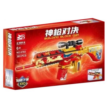 FAIR 6765 non  SÚNG PHÓNG M4A1 bộ đồ chơi xếp lắp ráp ghép mô hình 393 khối