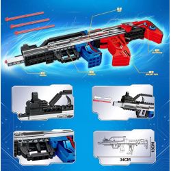 FAIR 6766 non  SÚNG PHÓNG QBZ bộ đồ chơi xếp lắp ráp ghép mô hình 422 khối