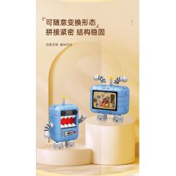 SEMBO 612504 non  NGƯỜI MÁY bộ đồ chơi xếp lắp ráp ghép mô hình