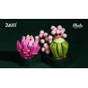 JAKI JK2727 2727 non  ĐĨA THỊT FENGYING PEONY bộ đồ chơi xếp lắp ráp ghép mô hình Flowers PLANTE Hoa