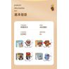 SEMBO 612503 non  DOMO-KUN XU HƯỚNG RAPPER bộ đồ chơi xếp lắp ráp ghép mô hình