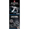 REOBRIX 77029 non  SÚNG TIỂU LIÊN BỌ CẠP bộ đồ chơi xếp lắp ráp ghép mô hình  SCORPION SUBMACHINE GUN Kỹ Thuật Công Nghệ Cao Mô Hình Phương Tiện 566 khối