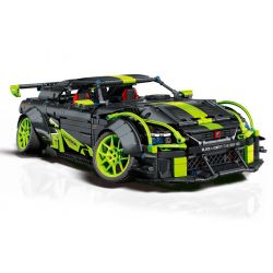 SEMBO 701025 non  TÍCH LŨY VŨ KHÍ XE THỂ THAO THÂN RỘNG tỷ lệ 1:10 bộ đồ chơi xếp lắp ráp ghép mô hình  Kỹ Thuật Công Nghệ Cao Mô Hình Phương Tiện 2671 khối