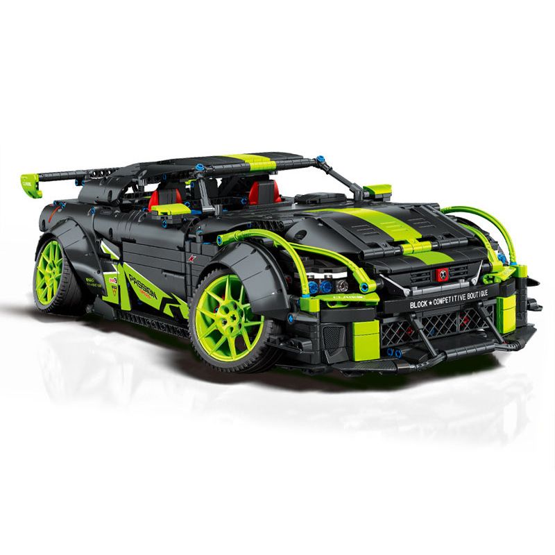 SEMBO 701025 non  TÍCH LŨY VŨ KHÍ XE THỂ THAO THÂN RỘNG tỷ lệ 1:10 bộ đồ chơi xếp lắp ráp ghép mô hình  Kỹ Thuật Công Nghệ Cao Mô Hình Phương Tiện 2671 khối
