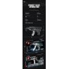 REOBRIX 77029 non  SÚNG TIỂU LIÊN BỌ CẠP bộ đồ chơi xếp lắp ráp ghép mô hình  SCORPION SUBMACHINE GUN Kỹ Thuật Công Nghệ Cao Mô Hình Phương Tiện 566 khối