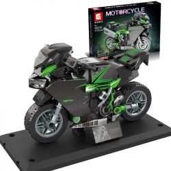 TREE HEIGHT 68006 non  MÔ TÔ KAWASAKI H2R bộ đồ chơi xếp lắp ráp ghép mô hình Motorcycle Motorbike KAWASAKI NINJA H2R Xe Hai Bánh 279 khối