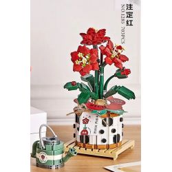 LOZ 1285 non  ĐỊNH MỆNH LÀ MÀU ĐỎ bộ đồ chơi xếp lắp ráp ghép mô hình Creator Sáng Tạo 703 khối