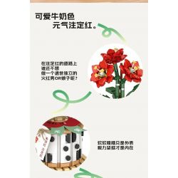 LOZ 1285 non  ĐỊNH MỆNH LÀ MÀU ĐỎ bộ đồ chơi xếp lắp ráp ghép mô hình Creator Sáng Tạo 703 khối