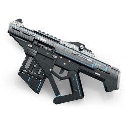 REOBRIX 77007 non  SÚNG NỔ PHÓNG bộ đồ chơi xếp lắp ráp ghép mô hình  EJECTION BURST GUN SUBMACHINE Kỹ Thuật Công Nghệ Cao Mô Hình Phương Tiện 1508 khối