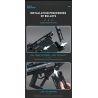 REOBRIX 77007 non  SÚNG NỔ PHÓNG bộ đồ chơi xếp lắp ráp ghép mô hình  EJECTION BURST GUN SUBMACHINE Kỹ Thuật Công Nghệ Cao Mô Hình Phương Tiện 1508 khối