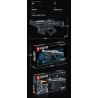 REOBRIX 77007 non  SÚNG NỔ PHÓNG bộ đồ chơi xếp lắp ráp ghép mô hình  EJECTION BURST GUN SUBMACHINE Kỹ Thuật Công Nghệ Cao Mô Hình Phương Tiện 1508 khối