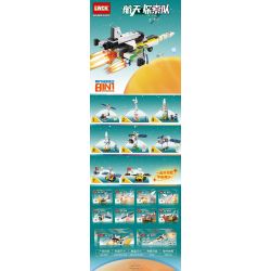 LWCK 80017 non  TRUNG TÂM RA MẮT HÀNG KHÔNG CHỨA 8 MÔ HÌNH bộ đồ chơi xếp lắp ráp ghép mô hình OUT OF THE EARTH