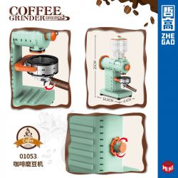 ZHEGAO 01053 non  MÁY XAY CÀ PHÊ bộ đồ chơi xếp lắp ráp ghép mô hình Creator Expert Chuyên Gia Sáng Tạo 715 khối