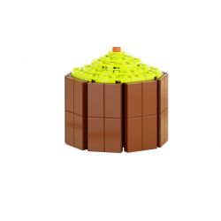 QIZHILE 92017 non  HOA LỚN MÀU ĐỎ bộ đồ chơi xếp lắp ráp ghép mô hình Flowers BIG RED FLOWER