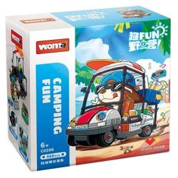 WOMA C0296 0296 non  ATV MẮT TO bộ đồ chơi xếp lắp ráp ghép mô hình 668 khối