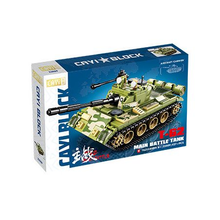 CAYI 22009 non  XE TĂNG CHIẾN ĐẤU CHỦ LỰC T62 TRONG THẾ II bộ đồ chơi xếp lắp ráp ghép mô hình Military Army T-62 MAIN BATTLE TANK Quân Sự Bộ Đội 427 khối