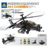 Kazi KY84134 84134 non  CHIẾN HẠM AH-64 APACHE bộ đồ chơi xếp lắp ráp ghép mô hình Military Army Quân Sự Bộ Đội 230 khối