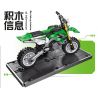 JIESTAR 92301 non  XE MÔ TÔ KAWASAKI KX450 bộ đồ chơi xếp lắp ráp ghép mô hình 229 khối