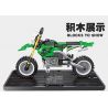 JIESTAR 92301 non  XE MÔ TÔ KAWASAKI KX450 bộ đồ chơi xếp lắp ráp ghép mô hình 229 khối