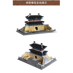 WANGE 5240 non  CỔNG SUNGNYEMUN NAMDAEMUN SEOUL HÀN QUỐC bộ đồ chơi xếp lắp ráp ghép mô hình Buildings 900 khối