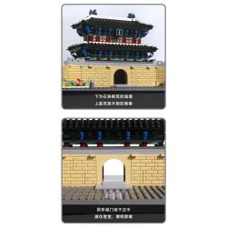 WANGE 5240 non  CỔNG SUNGNYEMUN NAMDAEMUN SEOUL HÀN QUỐC bộ đồ chơi xếp lắp ráp ghép mô hình Buildings 900 khối