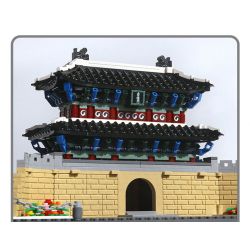WANGE 5240 non  CỔNG SUNGNYEMUN NAMDAEMUN SEOUL HÀN QUỐC bộ đồ chơi xếp lắp ráp ghép mô hình Buildings 900 khối
