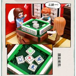 KEEPPLEY K18003 18003 non  VƯỜN HERMECCA bộ đồ chơi xếp lắp ráp ghép mô hình Modular Buildings NEW CHINESE STYLE STREETSCAPE Mô Hình Nhà Cửa 1962 khối