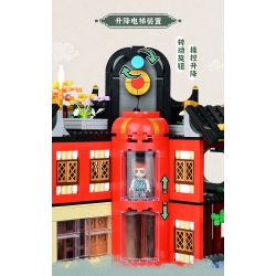 KEEPPLEY K18003 18003 non  VƯỜN HERMECCA bộ đồ chơi xếp lắp ráp ghép mô hình Modular Buildings NEW CHINESE STYLE STREETSCAPE Mô Hình Nhà Cửa 1962 khối