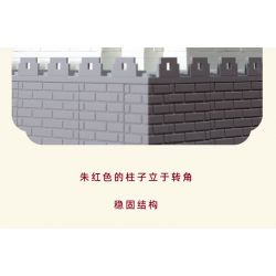 WANGE 5239 non  GÓC THÁP CỦA TỬ CẤM THÀNH BẮC KINH TRUNG QUỐC bộ đồ chơi xếp lắp ráp ghép mô hình Buildings 1252 khối