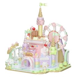 WEKKI 516802 non  THIÊN ĐƯỜNG TRÁNG MIỆNG bộ đồ chơi xếp lắp ráp ghép mô hình DESSERT PARADISE 921 khối