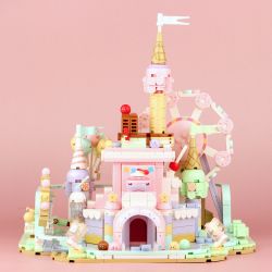 WEKKI 516802 non  THIÊN ĐƯỜNG TRÁNG MIỆNG bộ đồ chơi xếp lắp ráp ghép mô hình DESSERT PARADISE 921 khối