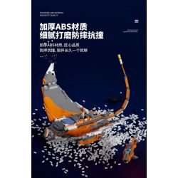 QIZHILE 90048 non  MÁY BIONIC RAY TÌM KIẾM CỨU NẠN HÀNG HẢI bộ đồ chơi xếp lắp ráp ghép mô hình Bionic Mechanics SEA RESCUE Sinh Vật Máy