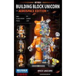 ZHEGAO DZ6004 6004 non  PHIÊN BẢN HÀNG KHÔNG VŨ TRỤ CHAOWAN UNICORN bộ đồ chơi xếp lắp ráp ghép mô hình BUILDING BLOCK UNICORN AROSPACE EDITION 1277 khối