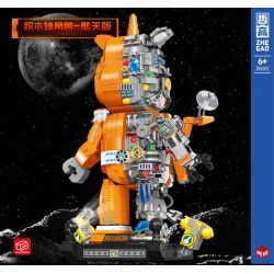 ZHEGAO DZ6004 6004 non  PHIÊN BẢN HÀNG KHÔNG VŨ TRỤ CHAOWAN UNICORN bộ đồ chơi xếp lắp ráp ghép mô hình BUILDING BLOCK UNICORN AROSPACE EDITION 1277 khối