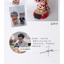 CHEESE JELLY BEANS 860966 non  MÔ HÌNH MŨ SƯ TỬ THỨC TỈNH DOKI bộ đồ chơi xếp lắp ráp ghép mô hình Collectable Minifigures Búp Bê Sưu Tầm 1400 khối