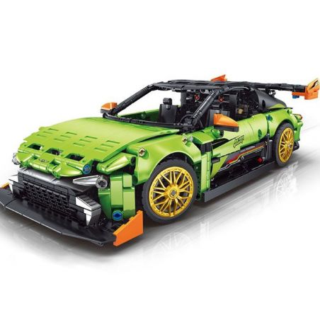 TA GAOLE T2041 2041 non  THẦN MẶT TRỜI GREEN GOBLIN ROADSTER tỷ lệ 1:14 bộ đồ chơi xếp lắp ráp ghép mô hình  TECHNOLOGY SUPER RACING Kỹ Thuật Công Nghệ Cao Mô Hình Phương Tiện 1381 khối