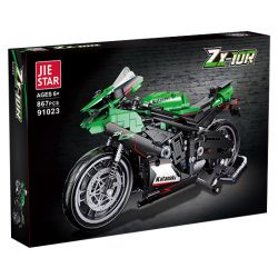 JIESTAR 91023 non  KAWASAKI NINJA ZX-10R tỷ lệ 1:14 bộ đồ chơi xếp lắp ráp ghép mô hình  Kỹ Thuật Công Nghệ Cao Mô Hình Phương Tiện 867 khối