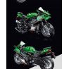 JIESTAR 91023 non  KAWASAKI NINJA ZX-10R tỷ lệ 1:14 bộ đồ chơi xếp lắp ráp ghép mô hình  Kỹ Thuật Công Nghệ Cao Mô Hình Phương Tiện 867 khối