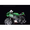 JIESTAR 91023 non  KAWASAKI NINJA ZX-10R tỷ lệ 1:14 bộ đồ chơi xếp lắp ráp ghép mô hình  Kỹ Thuật Công Nghệ Cao Mô Hình Phương Tiện 867 khối