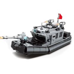 MINGDI K0262 0262 non  TÀU ĐỔ BỘ ĐỆM KHÍ bộ đồ chơi xếp lắp ráp ghép mô hình Military Army Quân Sự Bộ Đội 415 khối