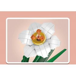 MouldKing 24008 Mould King 24008 non  HOA THUỶ TIÊN VÀNG bộ đồ chơi xếp lắp ráp ghép mô hình Flowers FLOWER WORLD NARCISSUS 122 khối