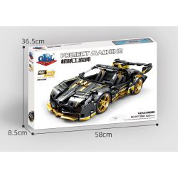 GBL KY1060 1060 non  SIÊU XE VEN LAMBO KÉO LÙI bộ đồ chơi xếp lắp ráp ghép mô hình  PROJECT MACHINE Kỹ Thuật Công Nghệ Cao Mô Hình Phương Tiện 522 khối