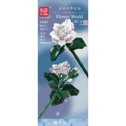 MouldKing 24007 Mould King 24007 non  HOA TRÀ bộ đồ chơi xếp lắp ráp ghép mô hình Flowers FLOWER WORLD CAMELLIA 127 khối