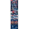 LW 7043 non  ROBOT PHÁ HỦY OPTIMUS PRIME bộ đồ chơi xếp lắp ráp ghép mô hình Transformers DEFORMATION ROBOT Robot Đại Chiến Người Máy Biến Hình 553 khối